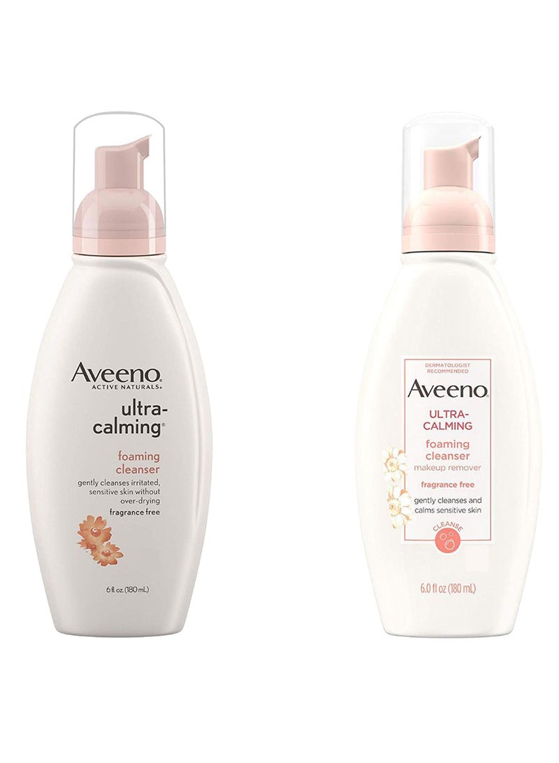 Pack Of 2 Ultra-Calming Foaming Cleanser
