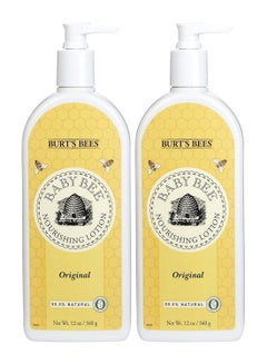 Burt's Bees Baby 2-Piece Natural Lotion Set 2 x 340grams 
