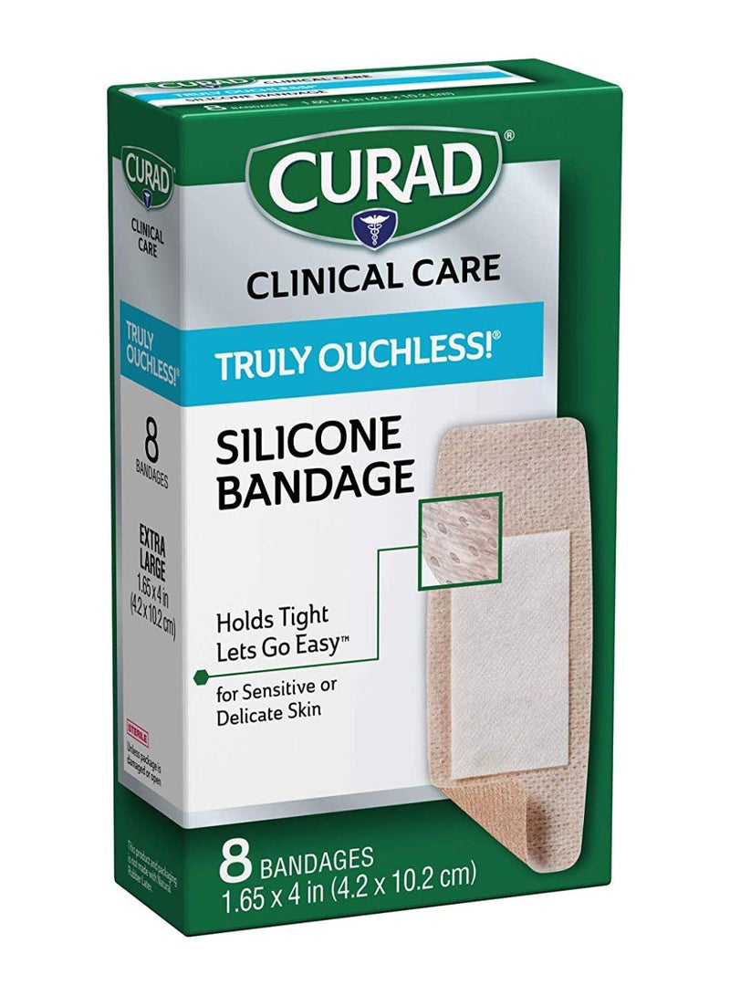 CURAD - 8-Piece Truly Ouchless Extra Large Bandage Set - Image 1