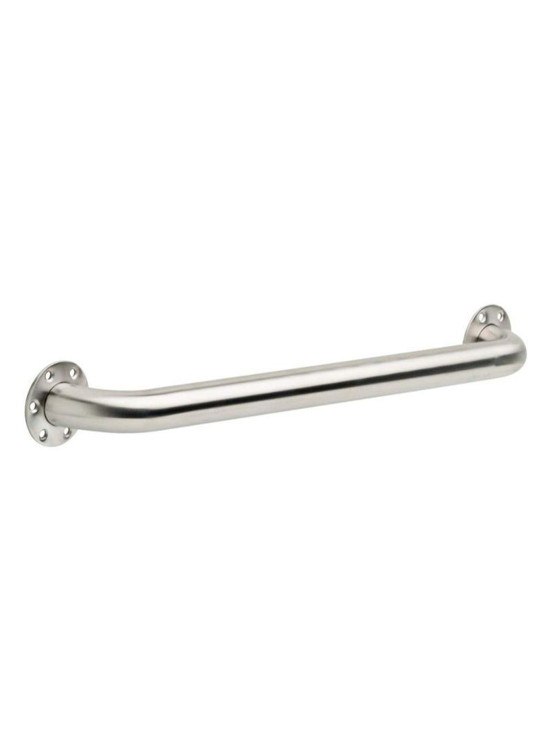 DELTA FAUCET Exposed Screw Bathroom Safety Grab Bar Silver 24inch 
