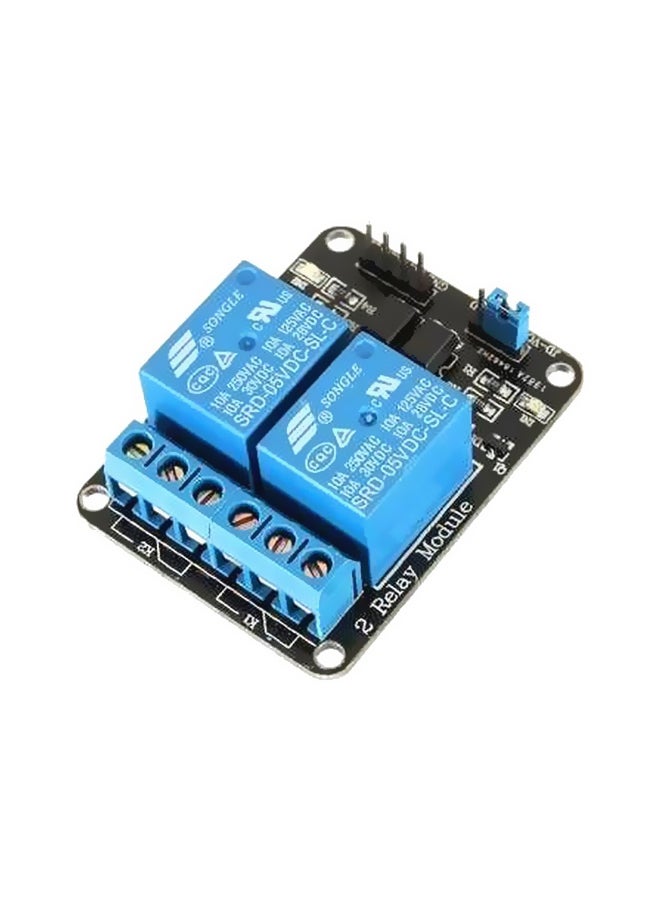 Adorne 2 Channel Relay Module For Switching And Automation Blue/Black 