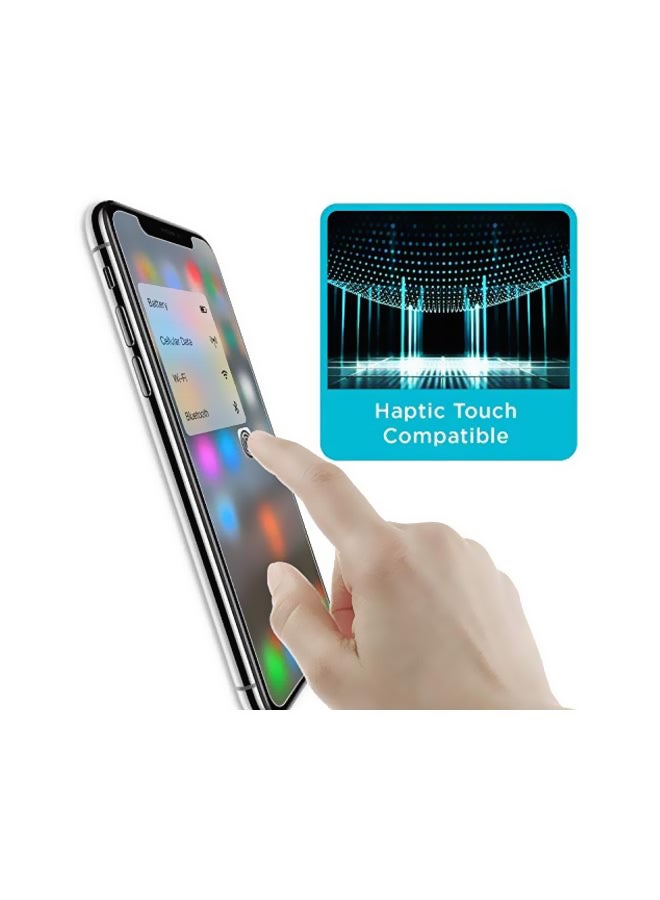 تك آرمور - لاصقة حماية للشاشة من الزجاج المقوى لهواتف أبل آيفون 11 برو/Xs/X شفاف - Image 1