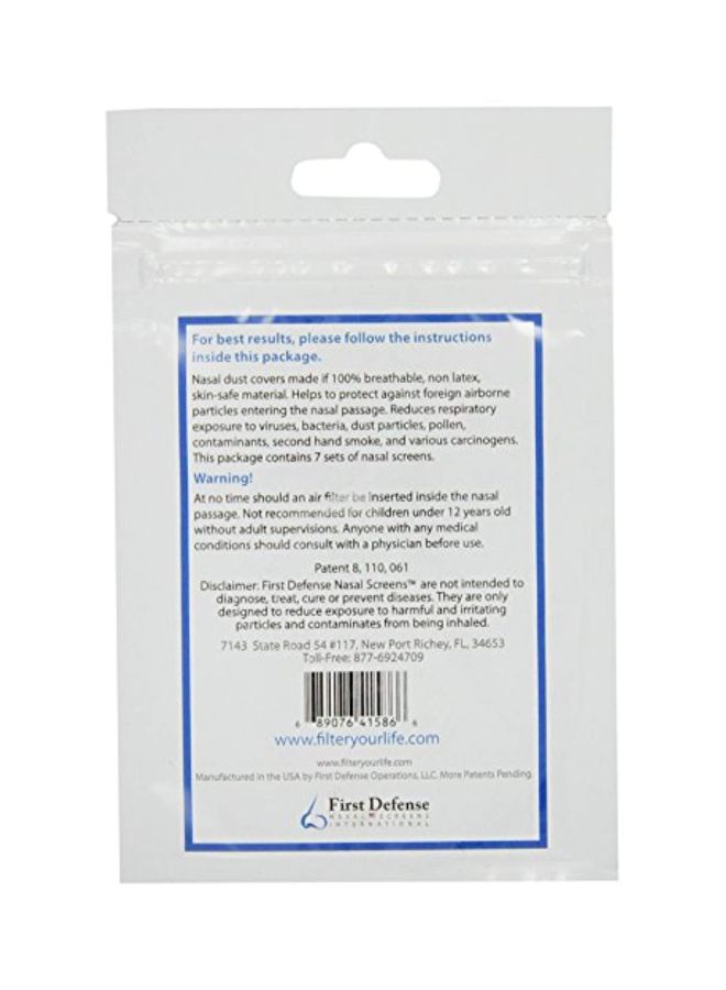 First Defense Nasal Screens - 7-Piece Filter Your Life - Image 1