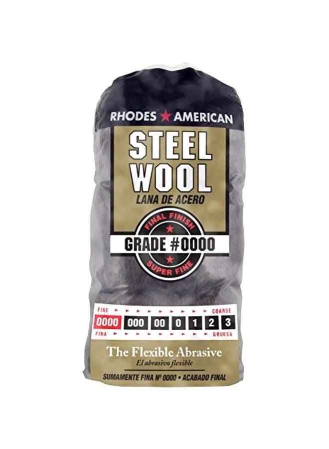 Homax Fine Steel Wool Cleaning Grey 7.6 x 10.2 x 20.3cm 