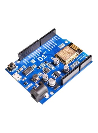 لوحة أم  WeMos D1 بتقنية واي فاي أونو شيلد أسود/أزرق - v1574861710/N32309530A_1