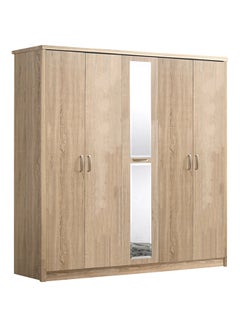 5-Doors Wardrobe with Mirror Beige - v1574864024/N32307785A_1