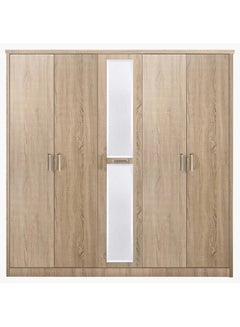 5-Doors Wardrobe with Mirror Beige - v1574864025/N32307785A_2