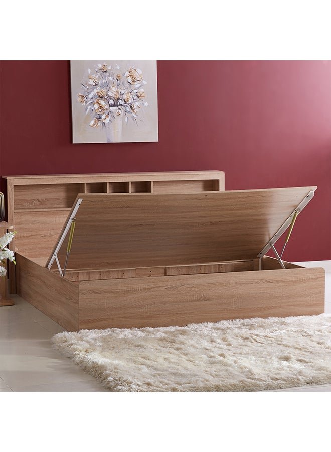 Home Box - Hydraulic Storage Bed Brown - Image 1