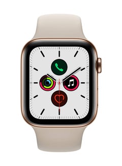 Watch Series 5 GPS + Cellular Gold Stainless Steel Case With Sport Band 44mm Stone