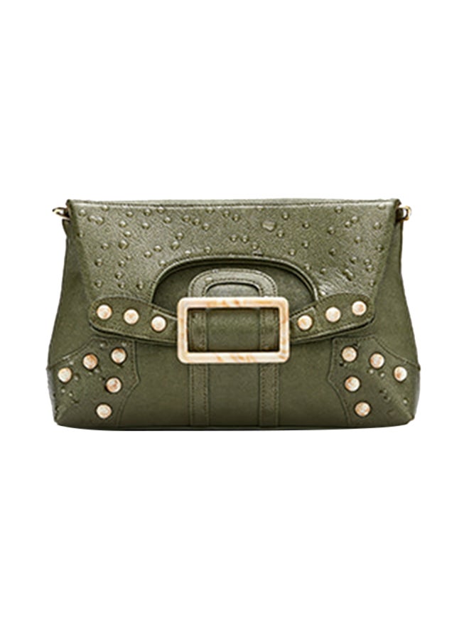 Grain De Beaute Catena Clutch Khaki  - Image 1