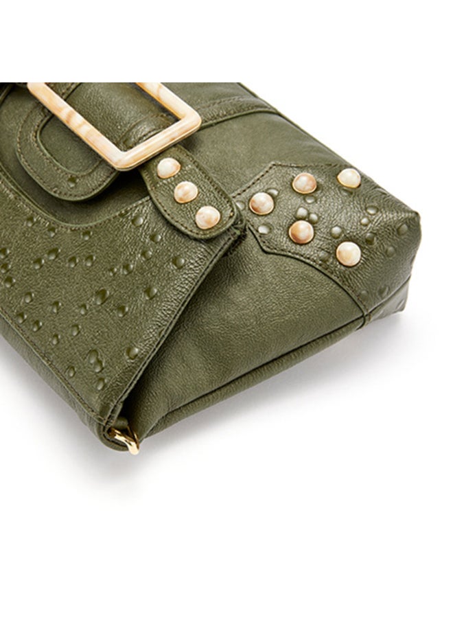 Grain De Beaute Catena Clutch Khaki  - Image 4