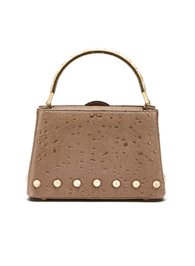 Grain De Beaute Pioggia Shoulder Bag Chocolate Brown  - Image 2