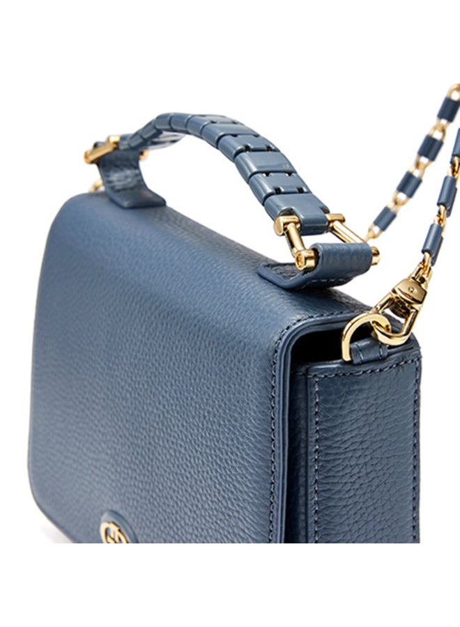 Grain De Beaute Mini Volpe II Crossbody Bag Blue  - Image 4