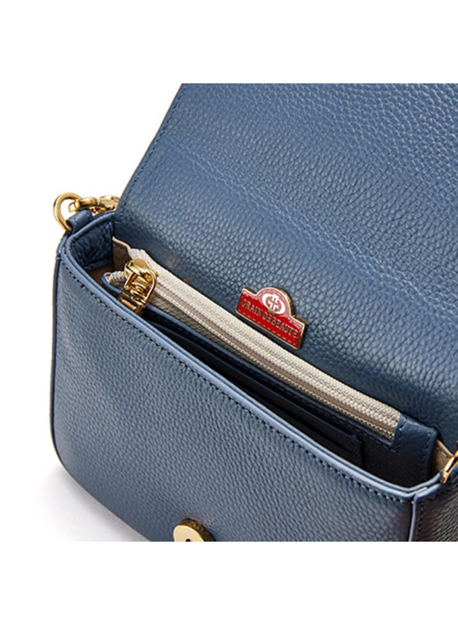 Grain De Beaute Mini Volpe II Crossbody Bag Blue  - Image 5