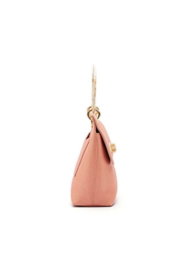 Grain De Beaute Mini Volpe II Crossbody Bag Camel Pink  - Image 3