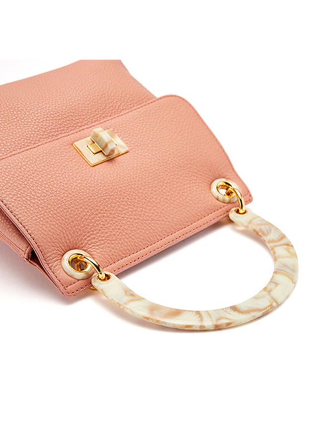 Grain De Beaute Mini Volpe II Crossbody Bag Camel Pink  - Image 4