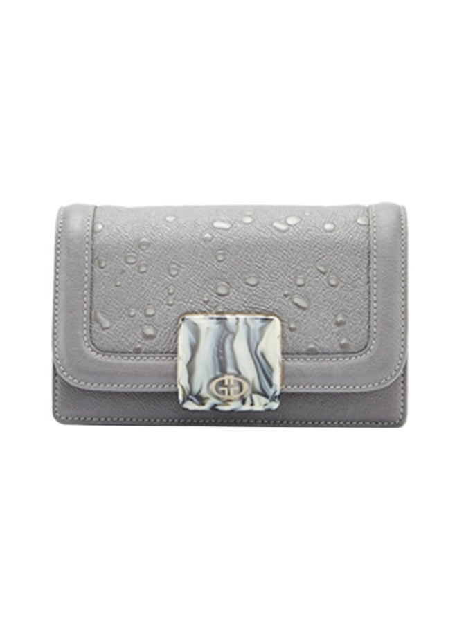 Grain De Beaute Amber Clutch Bag Grey  - Image 1