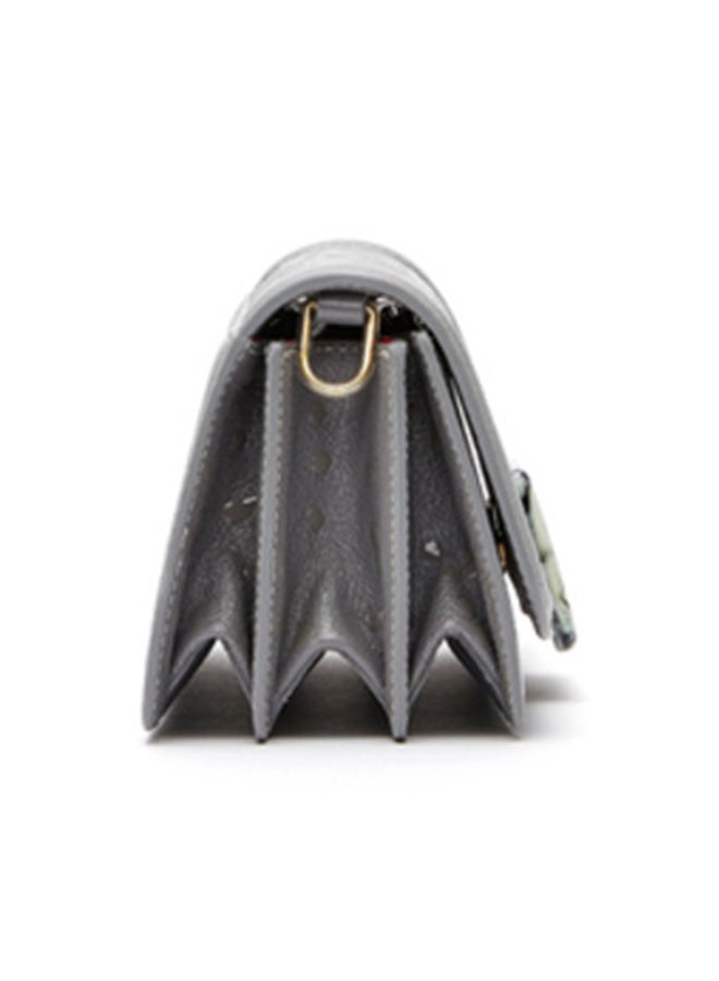 Grain De Beaute Amber Clutch Bag Grey  - Image 3