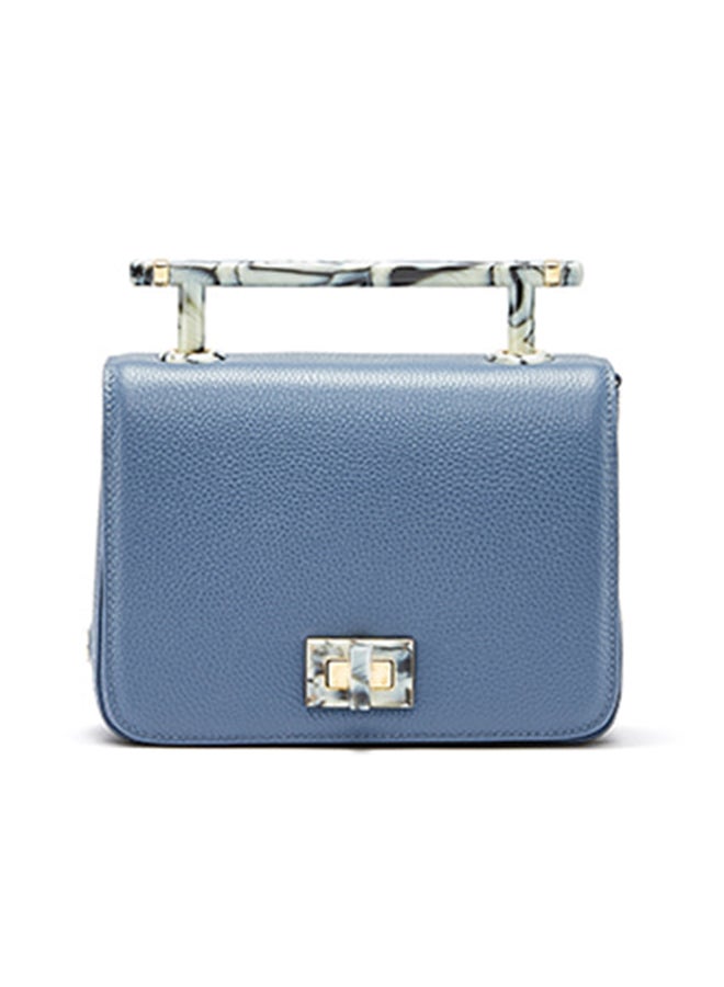 Grain De Beaute - Bastone Satchel Bag Blue - Image 1