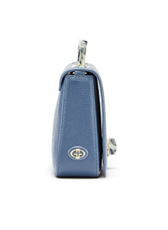 Grain De Beaute - Bastone Satchel Bag Blue - Image 1