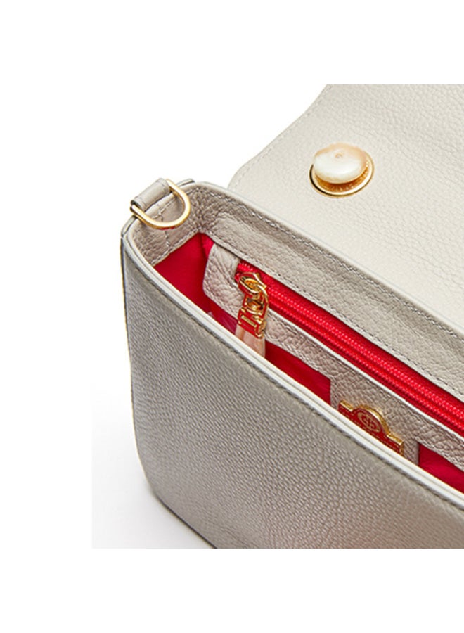 Grain De Beaute - Bastone Satchel Bag Grey - Image 1