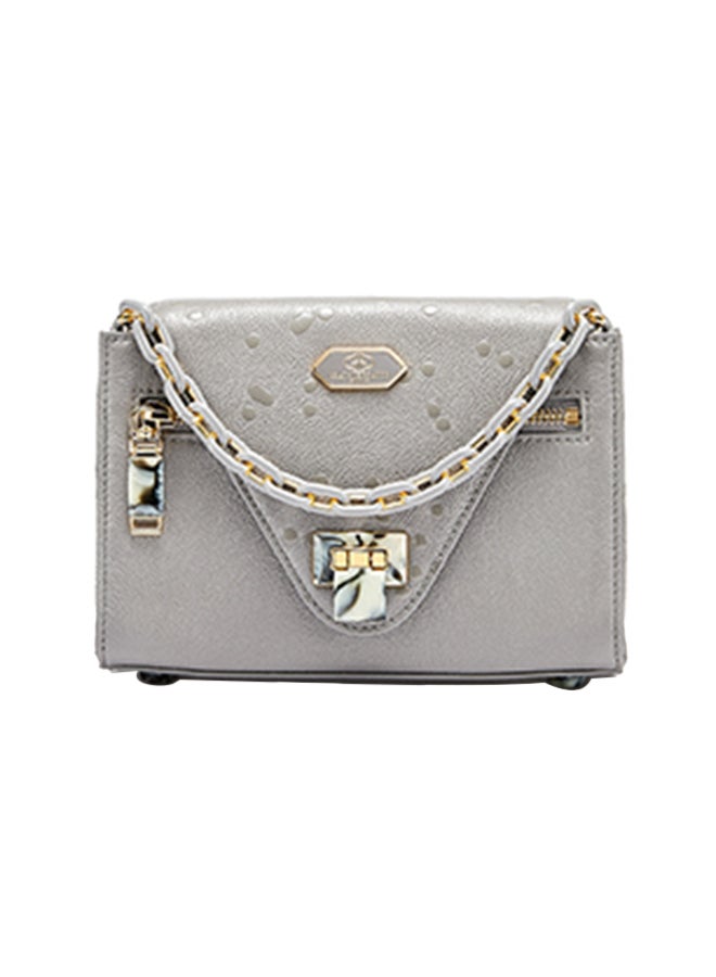 Grain De Beaute - Trian Shoulder Bag Grey - Image 1