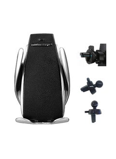 Generic Wireless Car Charger Black/Silver  - Image 3