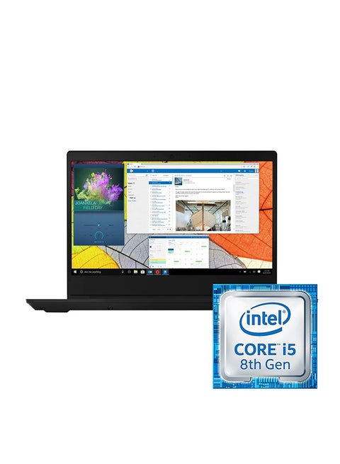 لابتوب S145 بشاشة مقاس 15.6 بوصة ومعالج كور I5-8265U/وذاكرة رام سعة 8 جيجابايت/ومحرك أقراص صلبة HDD سعة 1 تيرابايت/وبطاقة رسومات إنفيديا جيفورس MX110 سعة 2 جيجابايت أسود