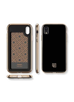 La Manon Etui Protective Case Cover For Apple iPhone XR Gold/Black