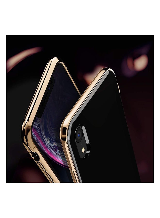 Spigen - La Manon Etui Protective Case Cover For Apple iPhone XR Gold/Black - Image 1