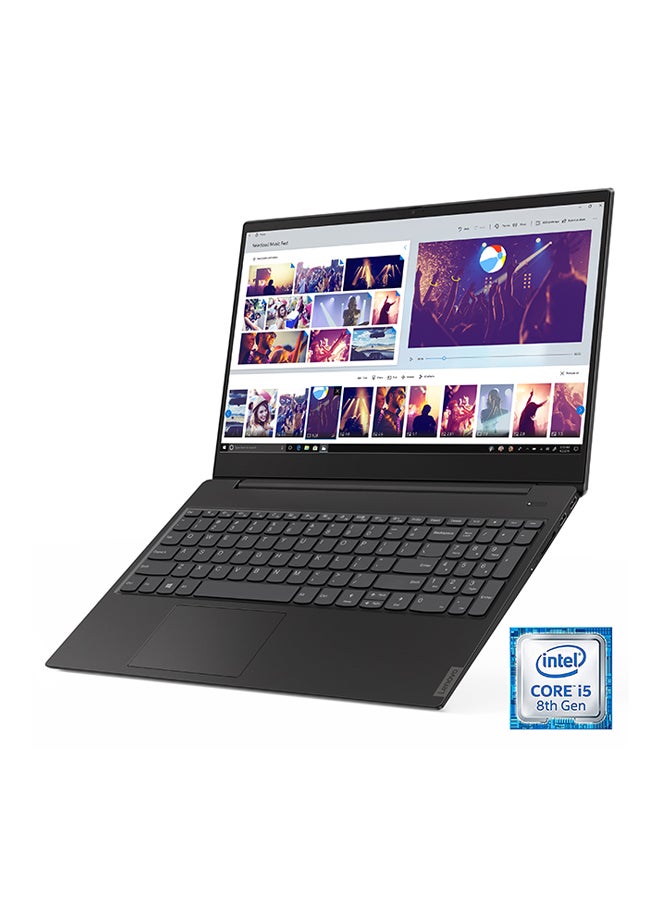 Lenovo - Ideapad S340-15IWL Laptop With 15.6-Inch Display, Core i5-8265U Processor/4GB Soldered+4GB DIMM RAM/128GB SSD/Intel Integrated Graphics Onyx Black - Image 1