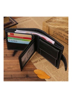 JINBAOLAI Leather Wallet Black  - Image 2