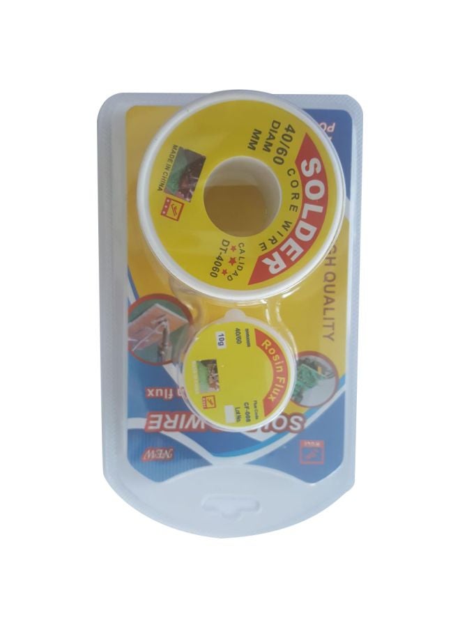 Solder Wire With Rosin Flux Yellow