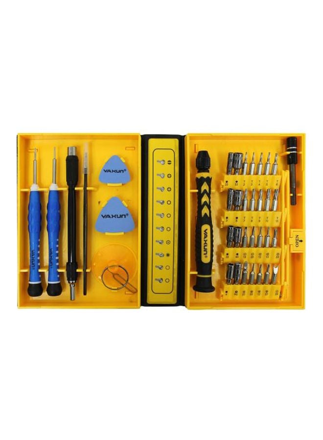 38-In-1 Precision Opening Tool Set Silver/Blue/Black - Image 1