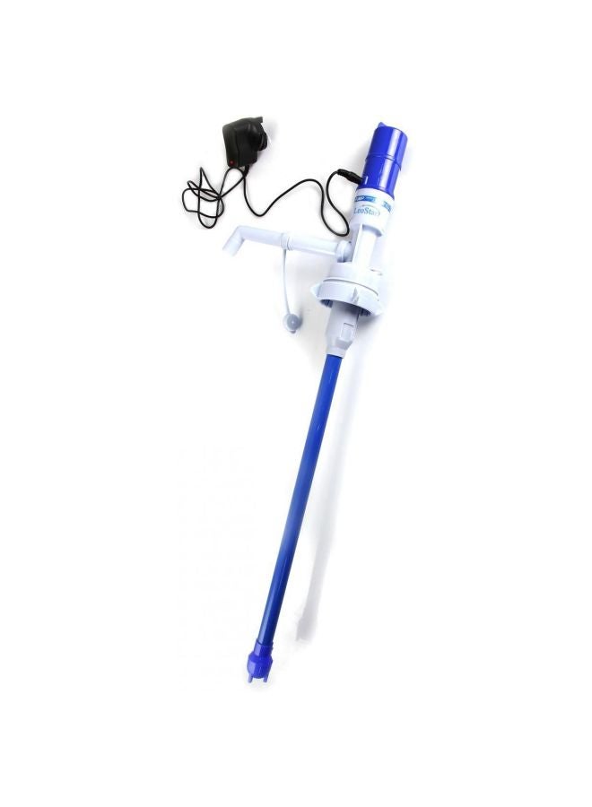 Rechargeable Battery Opperated Water Pump With Adoptor Blue/White/Black - Image 2