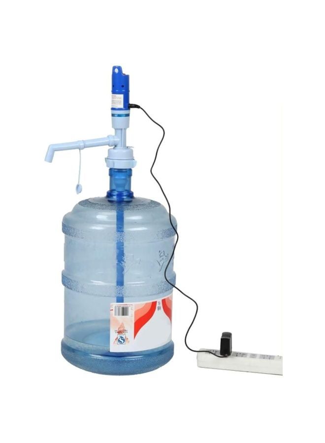 Rechargeable Battery Opperated Water Pump With Adoptor Blue/White/Black - Image 3