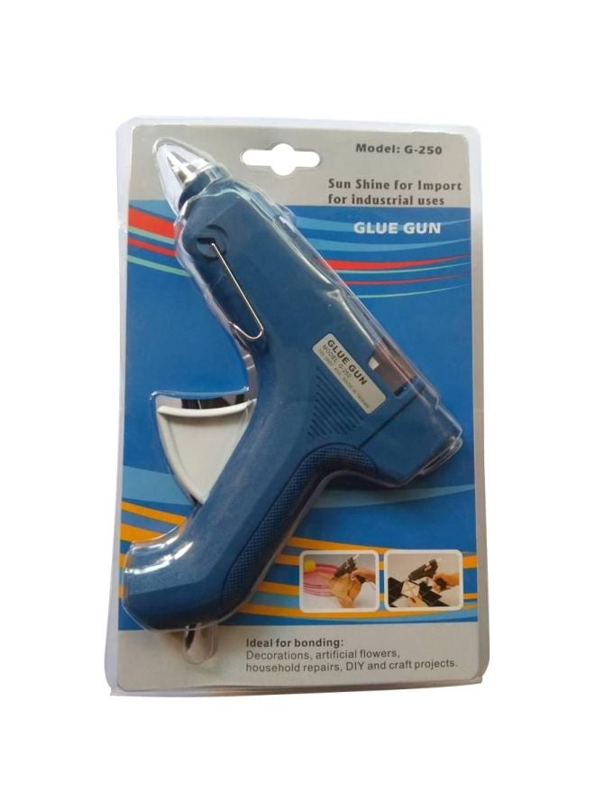 Generic Glue Gun With Glue Sticks Set Blue/White/Silver 