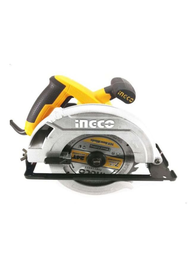 INGCO Electric Circular Saw Silver/Black/Yellow - Image 2