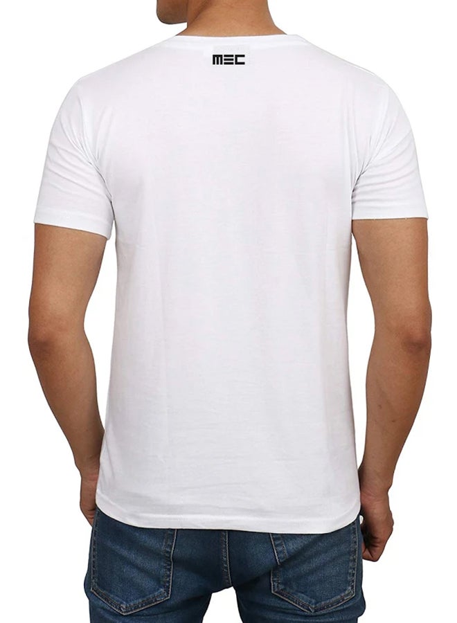 إم إي سي تيشيرت مطبوع بصورة الجوكر أبيض - Image 2