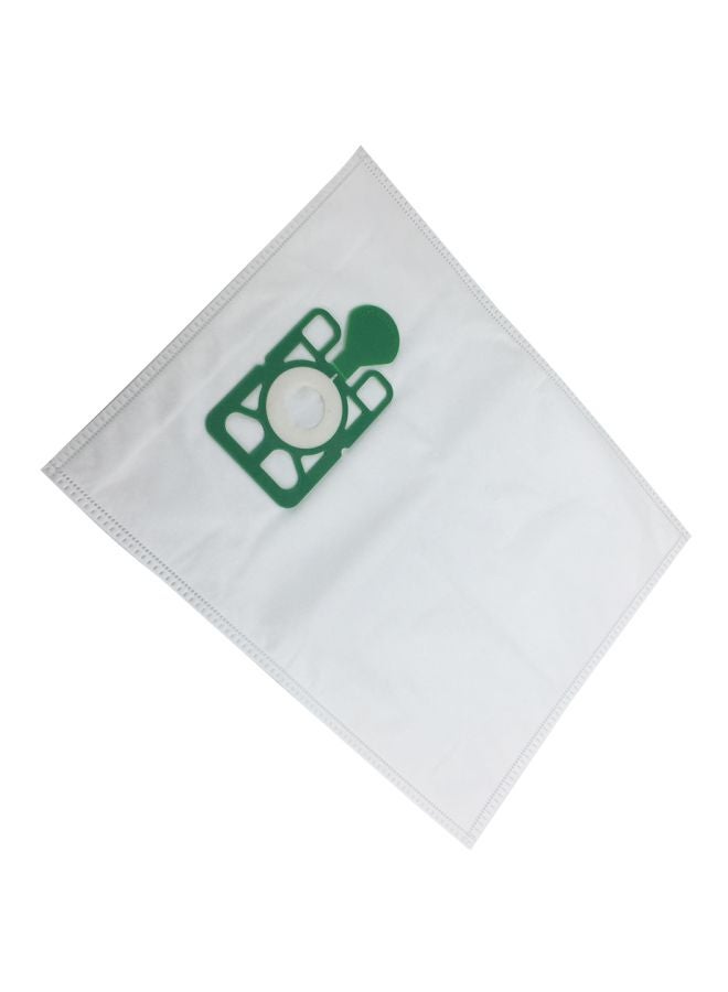 10-Piece Replacement Vacuum Cleaner Dust Bags White/Green 407x315cm - Image 5
