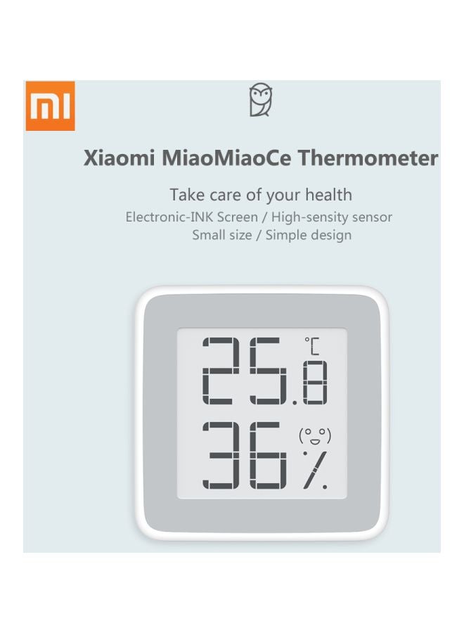 Xiaomi Digital Humidity Sensor White/Grey 6.45x6.45x0.97centimeter - Image 4
