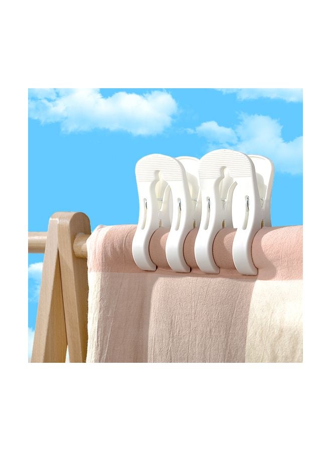 Polypropylene Clothespin Clip White 13x6.5x8cm - Image 2