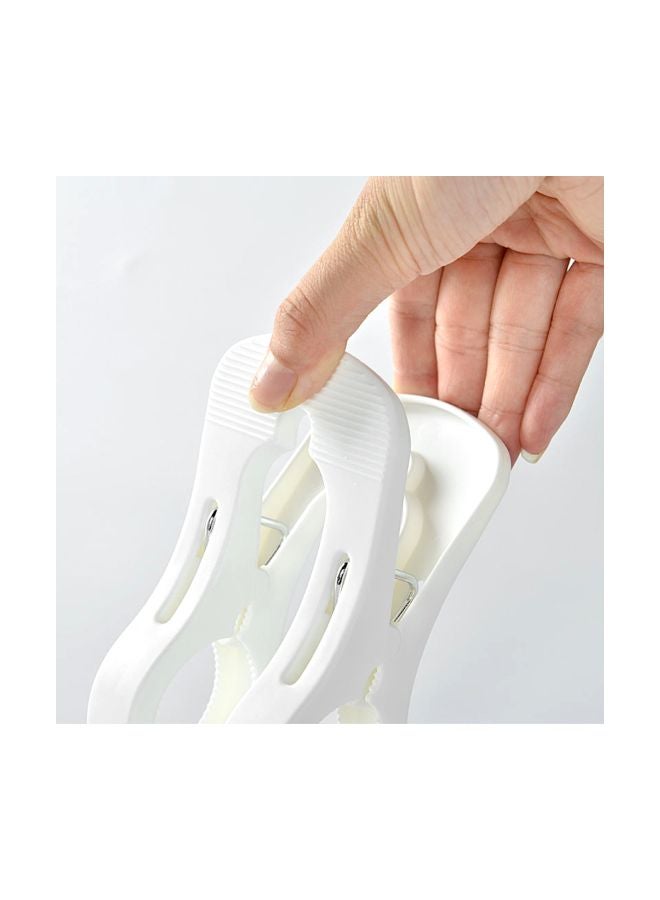 Polypropylene Clothespin Clip White 13x6.5x8cm - Image 4