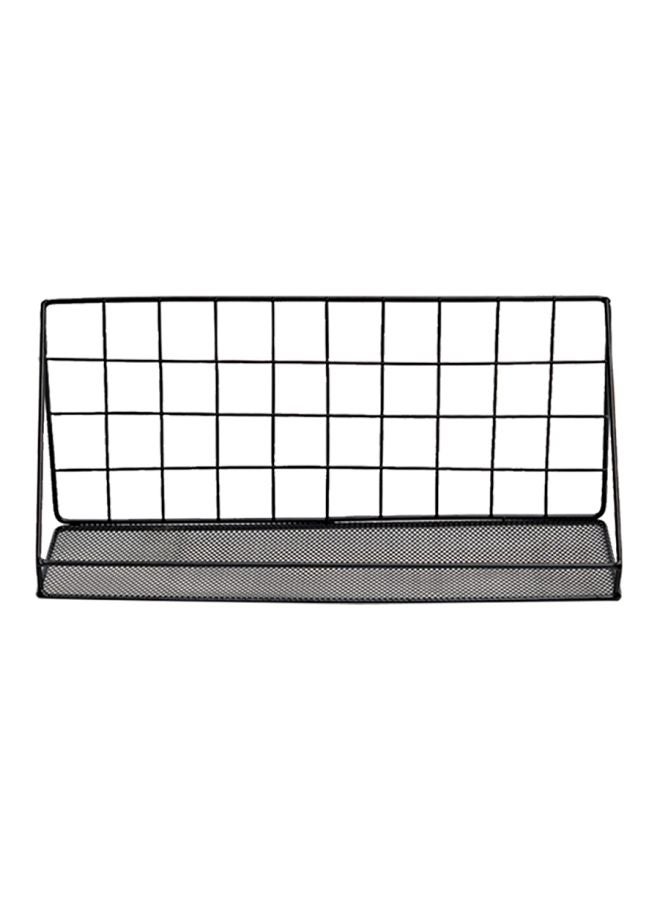 Free-Standing Storage Basket Black 35x12x15cm - Image 1