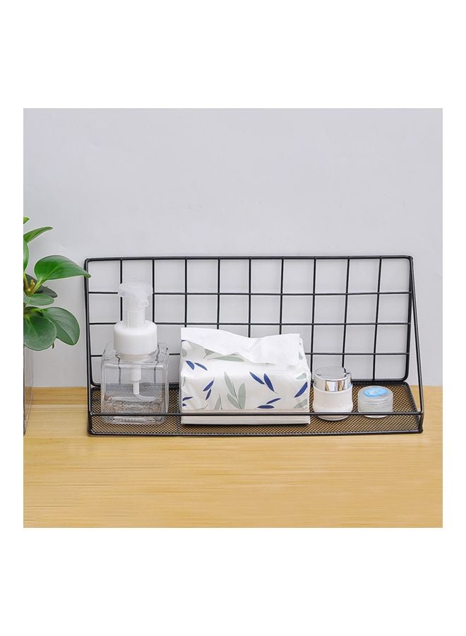 Free-Standing Storage Basket Black 35x12x15cm - Image 4