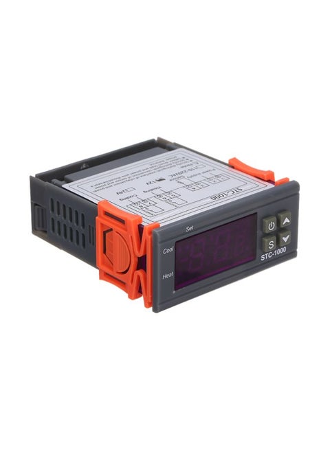 A-400P Digital Microcomputer Temperature Controller Grey/Black/Red 75x34.5x85mm