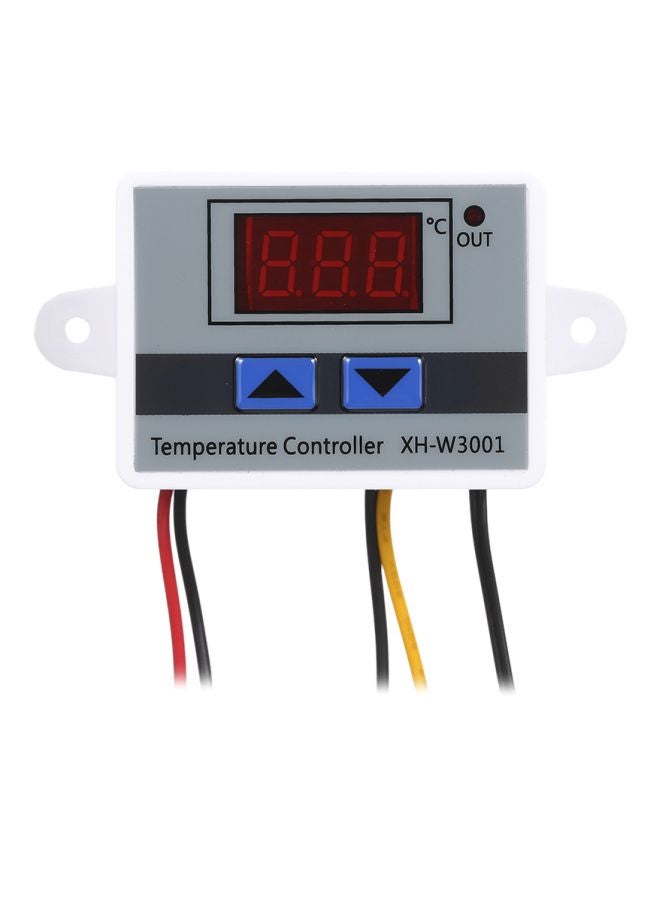 Generic Digital Microcomputer Temperature Controller White/Grey/Red 60x45x31mm  - Image 1