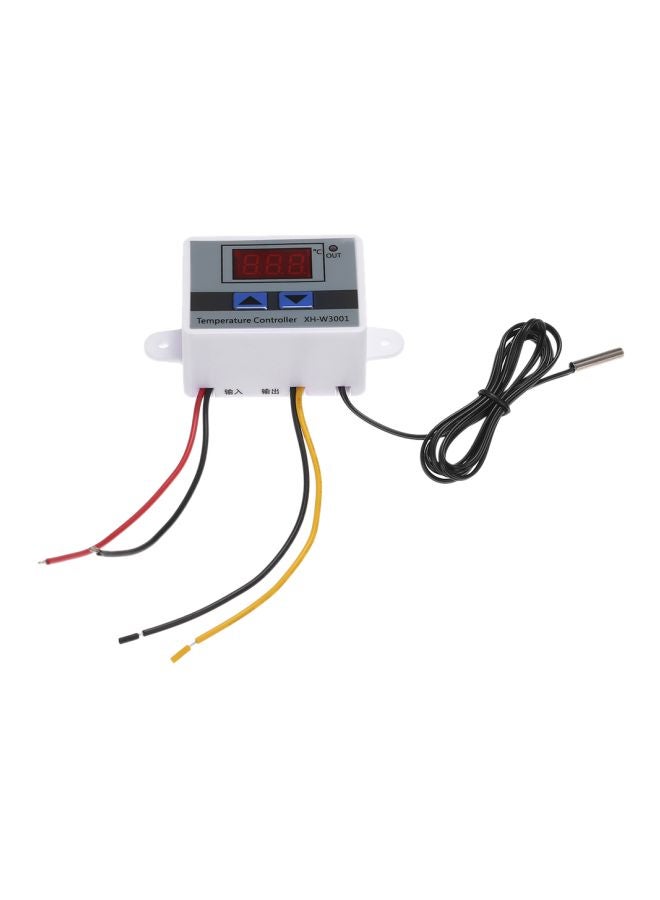 Generic - Digital Microcomputer Temperature Controller White/Grey/Red 60x45x31mm - Image 1
