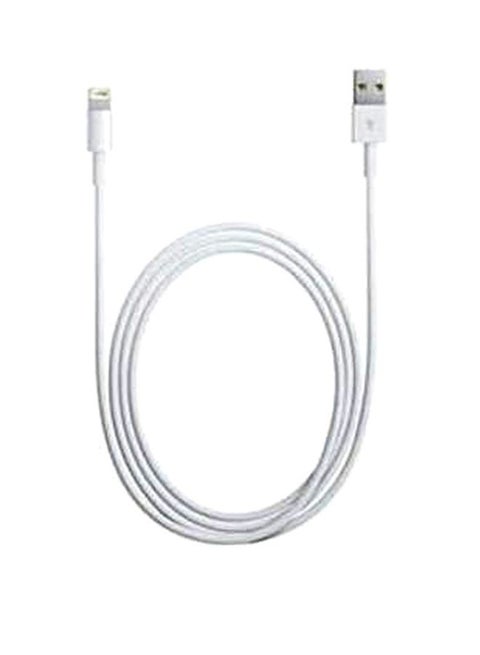 كابل شحن وبيانات USB أبيض