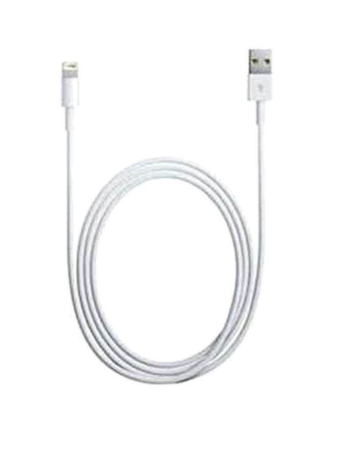 كابل شحن وبيانات USB أبيض